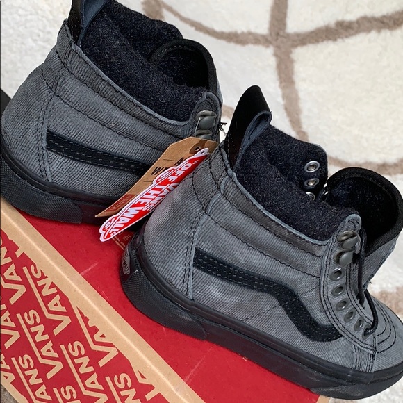 VANS SK8-Hi MTE DENIM SUEDE/BLACK WMNS - Picture 11 of 16